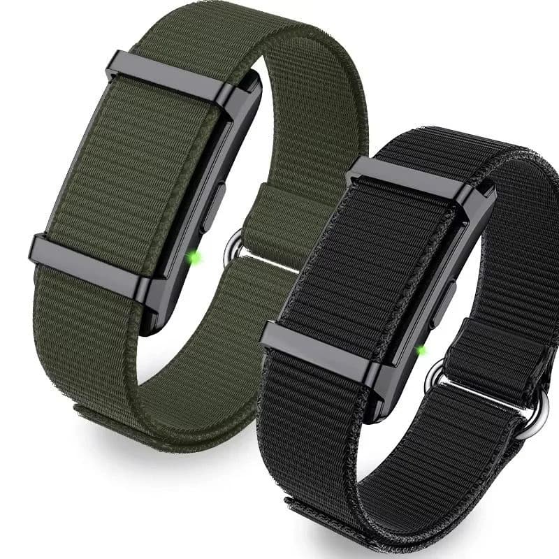 Concept image of two Zenlyf bands, one olive and one black